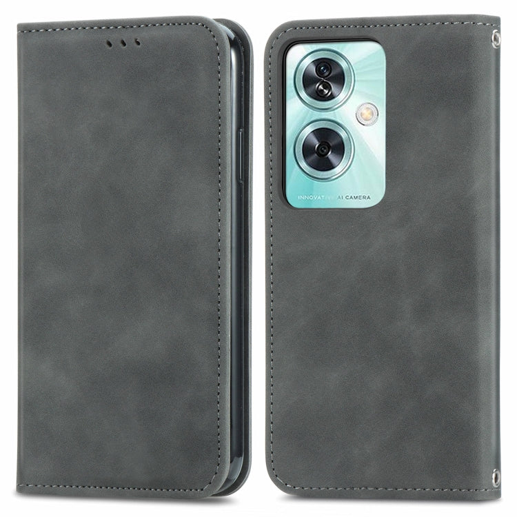 Retro Skin Feel Magnetic Flip Leather Phone Case, For OnePlus Nord CE4, For OnePlus Nord N30 SE