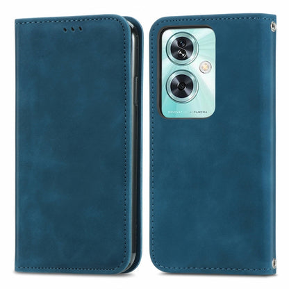 Retro Skin Feel Magnetic Flip Leather Phone Case, For OnePlus Nord CE4, For OnePlus Nord N30 SE