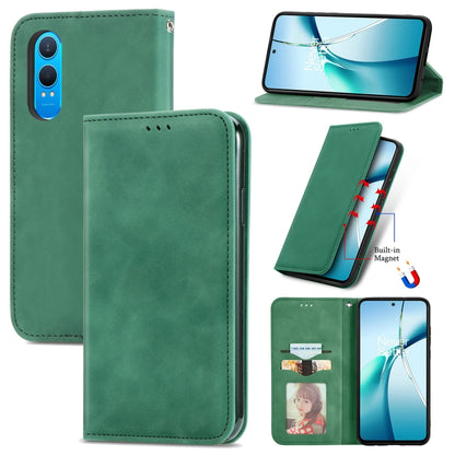 Retro Skin Feel Magnetic Flip Leather Phone Case, For OnePlus Ace 6 Ultra, For OnePlus  Nord 4, For OnePlus Ace 3 Pro, For OnePlus CE 4 Lite