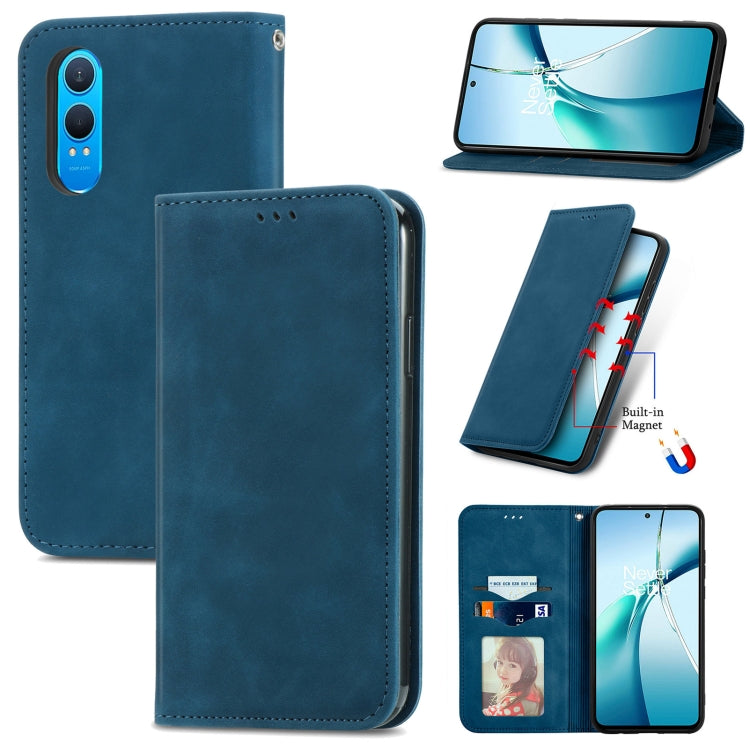 Retro Skin Feel Magnetic Flip Leather Phone Case, For OnePlus Ace 6 Ultra, For OnePlus  Nord 4, For OnePlus Ace 3 Pro, For OnePlus CE 4 Lite