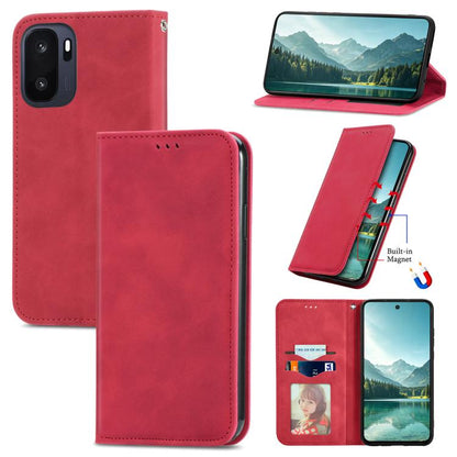 Retro Skin Feel Magnetic Flip Leather Phone Case, For OnePlus Ace 6 Ultra, For OnePlus  Nord 4, For OnePlus Ace 3 Pro, For OnePlus CE 4 Lite