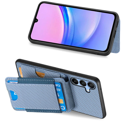 Carbon Fiber Vertical Flip Wallet Stand Phone Case, For Samsung Galaxy A15, For Samsung Galaxy A55 5G, For Samsung Galaxy A35 5G, For Samsung Galaxy S24 Ultra 5G