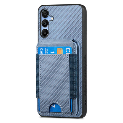 Carbon Fiber Vertical Flip Wallet Stand Phone Case, For Samsung Galaxy A25, For Samsung Galaxy S23 FE 5G, For Samsung Galaxy A34 5G, For Samsung Galaxy A54 5G