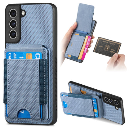 Carbon Fiber Vertical Flip Wallet Stand Phone Case, For Samsung Galaxy A25, For Samsung Galaxy S23 FE 5G, For Samsung Galaxy A34 5G, For Samsung Galaxy A54 5G