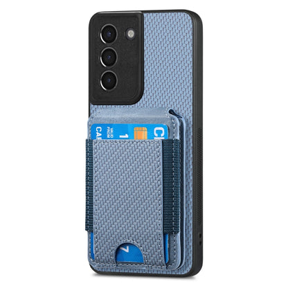 Carbon Fiber Vertical Flip Wallet Stand Phone Case, For Samsung Galaxy S22+ 5G, For Samsung Galaxy S22 5G, For Samsung Galaxy A13 5G, For Samsung Galaxy M32 4G