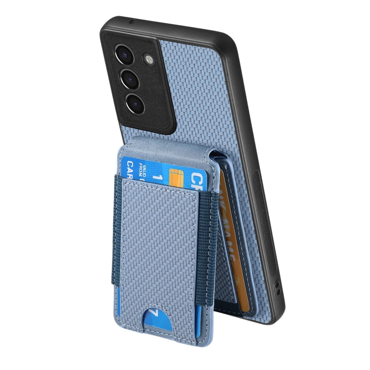 Carbon Fiber Vertical Flip Wallet Stand Phone Case, For Samsung Galaxy S22+ 5G, For Samsung Galaxy S22 5G, For Samsung Galaxy A13 5G, For Samsung Galaxy M32 4G