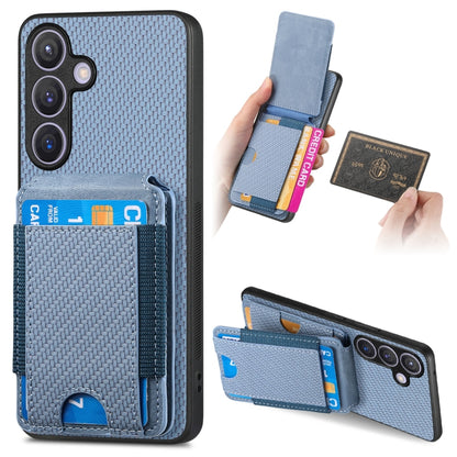 Carbon Fiber Vertical Flip Wallet Stand Phone Case, For Samsung Galaxy A13 4G, For Samsung Galaxy S22 Ultra 5G, For Samsung Galaxy S22+ 5G, For Samsung Galaxy S22 5G