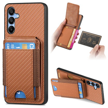 Carbon Fiber Vertical Flip Wallet Stand Phone Case, For Samsung Galaxy S22+ 5G, For Samsung Galaxy S22 5G, For Samsung Galaxy A13 5G, For Samsung Galaxy M32 4G