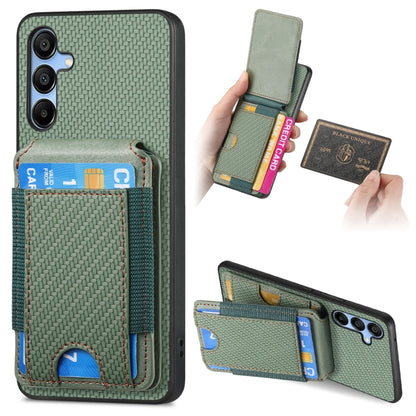 Carbon Fiber Vertical Flip Wallet Stand Phone Case, For Samsung Galaxy S22+ 5G, For Samsung Galaxy S22 5G, For Samsung Galaxy A13 5G, For Samsung Galaxy M32 4G