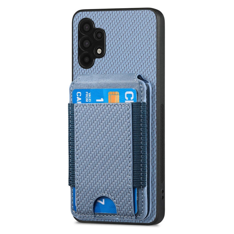 Carbon Fiber Vertical Flip Wallet Stand Phone Case, For Samsung Galaxy A32 5G, For Samsung Galaxy S21 5G, For Samsung Galaxy S21+ 5G, For Samsung Galaxy S21 Ultra 5G