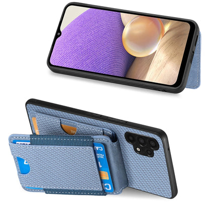 Carbon Fiber Vertical Flip Wallet Stand Phone Case, For Samsung Galaxy A32 5G, For Samsung Galaxy S21 5G, For Samsung Galaxy S21+ 5G, For Samsung Galaxy S21 Ultra 5G