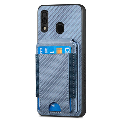 Carbon Fiber Vertical Flip Wallet Stand Phone Case, For Samsung Galaxy A20s, For Samsung Galaxy Note10, For Samsung Galaxy Note10+, For Samsung Galaxy A10