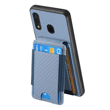 Carbon Fiber Vertical Flip Wallet Stand Phone Case, For Samsung Galaxy A20s, For Samsung Galaxy Note10, For Samsung Galaxy Note10+, For Samsung Galaxy A10