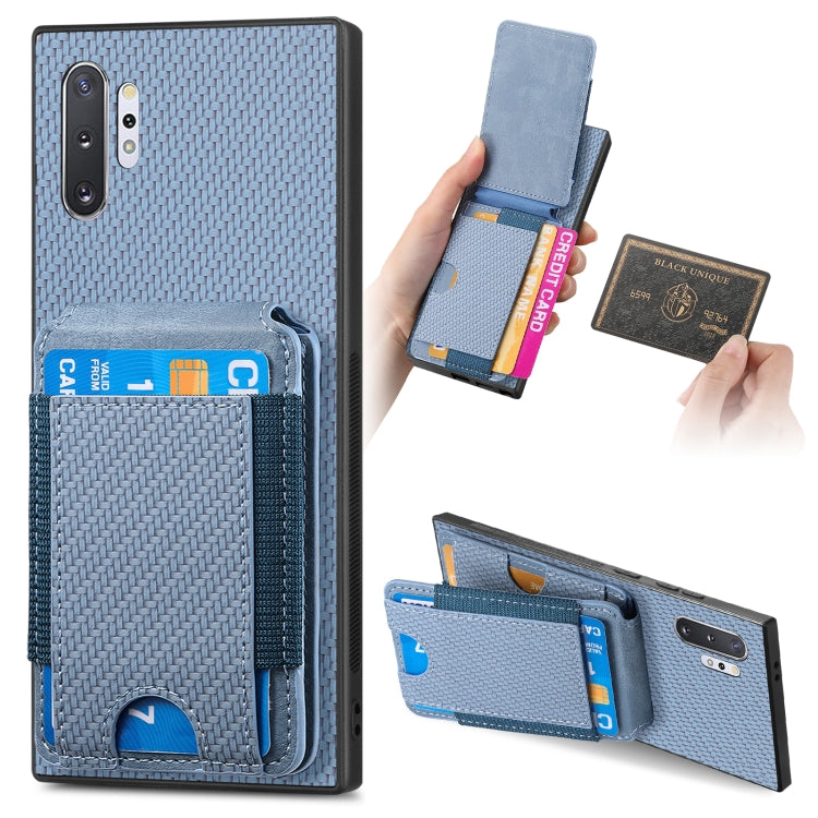 Carbon Fiber Vertical Flip Wallet Stand Phone Case, For Samsung Galaxy A20s, For Samsung Galaxy Note10, For Samsung Galaxy Note10+, For Samsung Galaxy A10