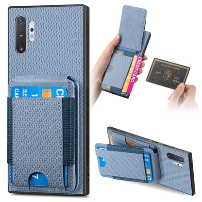 Carbon Fiber Vertical Flip Wallet Stand Phone Case, For Samsung Galaxy A20s, For Samsung Galaxy Note10, For Samsung Galaxy Note10+, For Samsung Galaxy A10