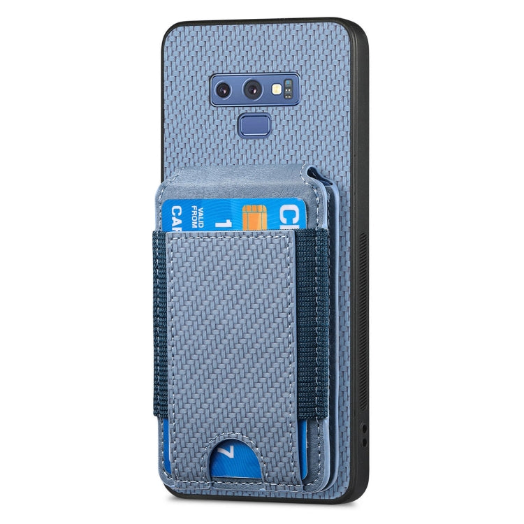 Carbon Fiber Vertical Flip Wallet Stand Phone Case, For Samsung Galaxy Note9, For Samsung Galaxy S8, For Samsung Galaxy A23, For Samsung Galaxy A14 4G / 5G
