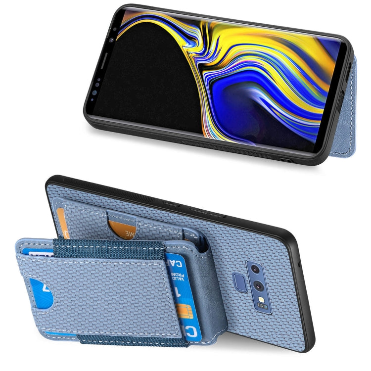 Carbon Fiber Vertical Flip Wallet Stand Phone Case, For Samsung Galaxy Note9, For Samsung Galaxy S8, For Samsung Galaxy A23, For Samsung Galaxy A14 4G / 5G