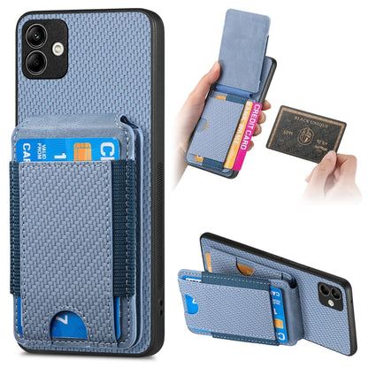 Carbon Fiber Vertical Flip Wallet Stand Phone Case, For Samsung Galaxy S8, For Samsung Galaxy A23, For Samsung Galaxy A14 4G / 5G, For Samsung Galaxy A12 5G
