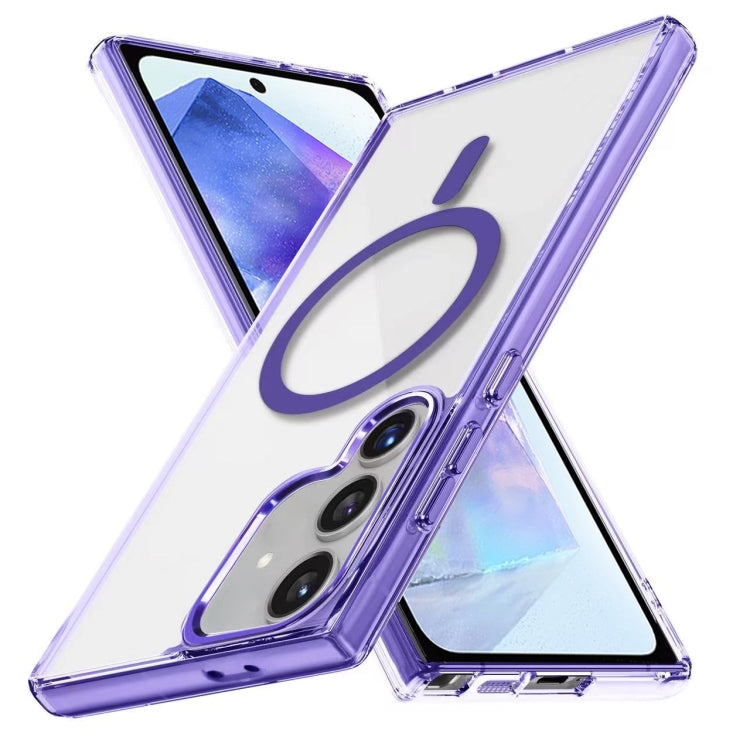 Ice Color Magnetic Series TPU Hybrid Acrylic Magsafe Phone Case, For Samsung Galaxy S24 FE 5G, For Samsung Galaxy A15 5G, For Samsung Galaxy A55 5G
