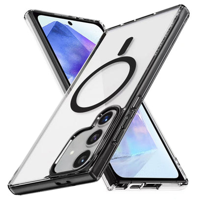 Ice Color Magnetic Series TPU Hybrid Acrylic Magsafe Phone Case, For Samsung Galaxy S24 FE 5G, For Samsung Galaxy A15 5G, For Samsung Galaxy A55 5G