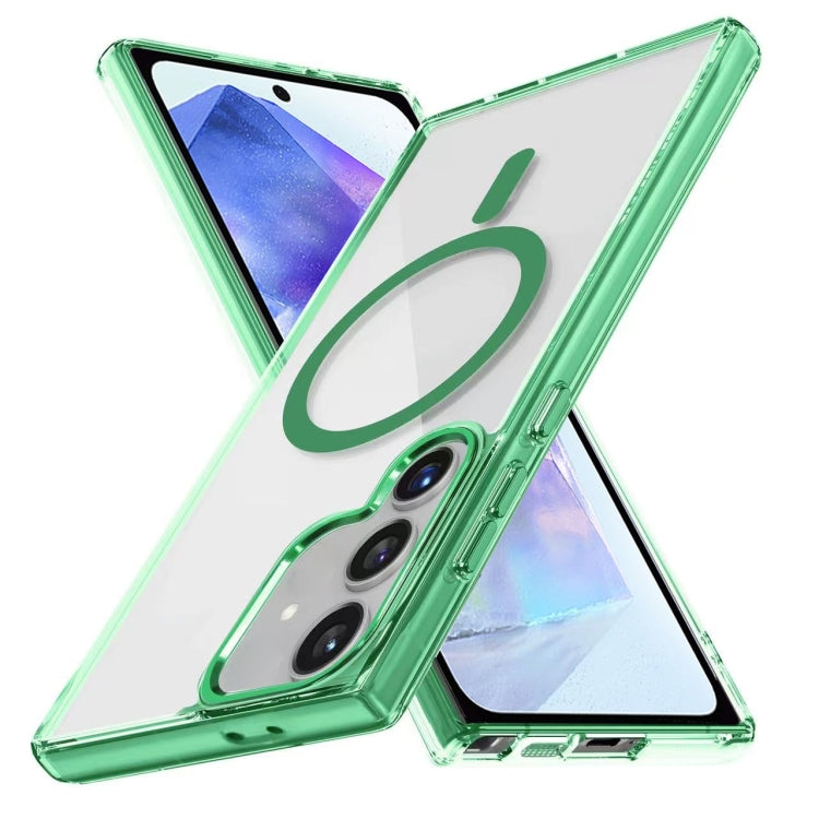 Ice Color Magnetic Series TPU Hybrid Acrylic Magsafe Phone Case, For Samsung Galaxy S24 FE 5G, For Samsung Galaxy A15 5G, For Samsung Galaxy A55 5G