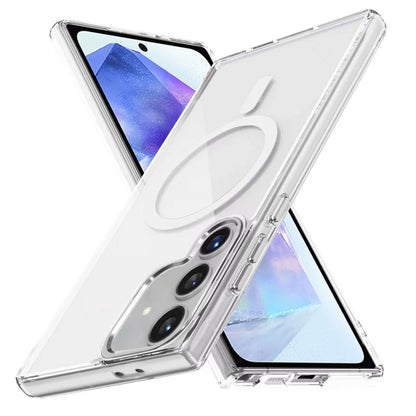 Ice Color Magnetic Series TPU Hybrid Acrylic Magsafe Phone Case, For Samsung Galaxy S24 FE 5G, For Samsung Galaxy A15 5G, For Samsung Galaxy A55 5G