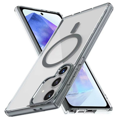 Ice Color Magnetic Series TPU Hybrid Acrylic Magsafe Phone Case, For Samsung Galaxy S24 FE 5G, For Samsung Galaxy A15 5G, For Samsung Galaxy A55 5G