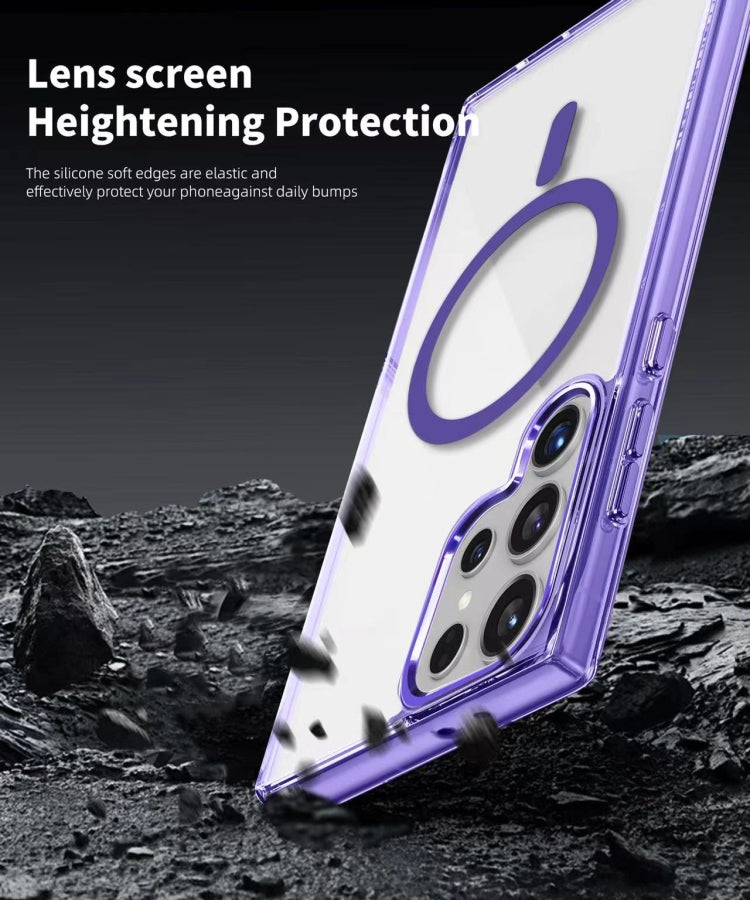 Ice Color Magnetic Series TPU Hybrid Acrylic Magsafe Phone Case, For Samsung Galaxy S24 FE 5G, For Samsung Galaxy A15 5G, For Samsung Galaxy A55 5G