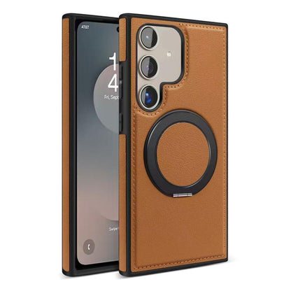 Yashi 360 Degree Rotating MagSafe Bracket Phone Case, For Samsung Galaxy S25 FE 5G, For Samsung Galaxy S25 Edge 5G, For Samsung Galaxy S25 5G