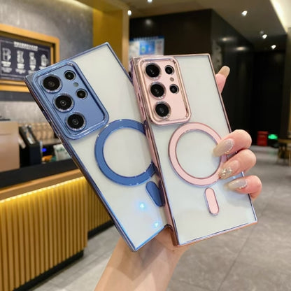 Imitation Original Magsafe TPU Phone Case, For Samsung Galaxy S25 5G, For Samsung Galaxy S25+ 5G, For Samsung Galaxy S25 Ultra 5G, For Samsung Galaxy S24 Ultra 5G