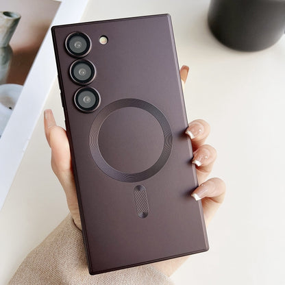 Metallic Paint Magsafe Liquid TPU Phone Case, For Samsung Galaxy S21 FE 5G, For Samsung Galaxy S21 5G, For Samsung Galaxy S21+ 5G