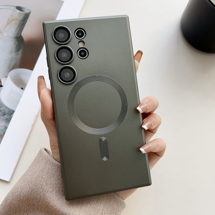 Metallic Paint Magsafe Liquid TPU Phone Case, For Samsung Galaxy S22 Ultra 5G, For Samsung Galaxy S22+ 5G, For Samsung Galaxy S22 5G