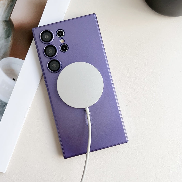 Metallic Paint Magsafe Liquid TPU Phone Case, For Samsung Galaxy S22 Ultra 5G, For Samsung Galaxy S22+ 5G, For Samsung Galaxy S22 5G