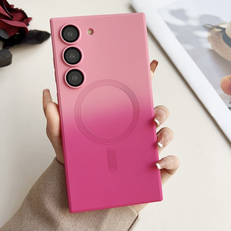 Liquid TPU Silicone Gradient MagSafe Phone Case, For Samsung Galaxy S21 5G, For Samsung Galaxy S21+ 5G, For Samsung Galaxy S21 Ultra 5G, For Samsung Galaxy S20 Ultra