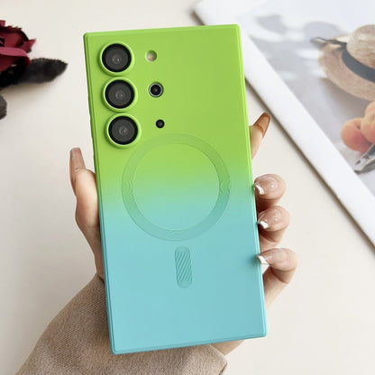 Liquid TPU Silicone Gradient MagSafe Phone Case, For Samsung Galaxy S20, For Samsung Galaxy S20+, For Samsung Galaxy S20 FE