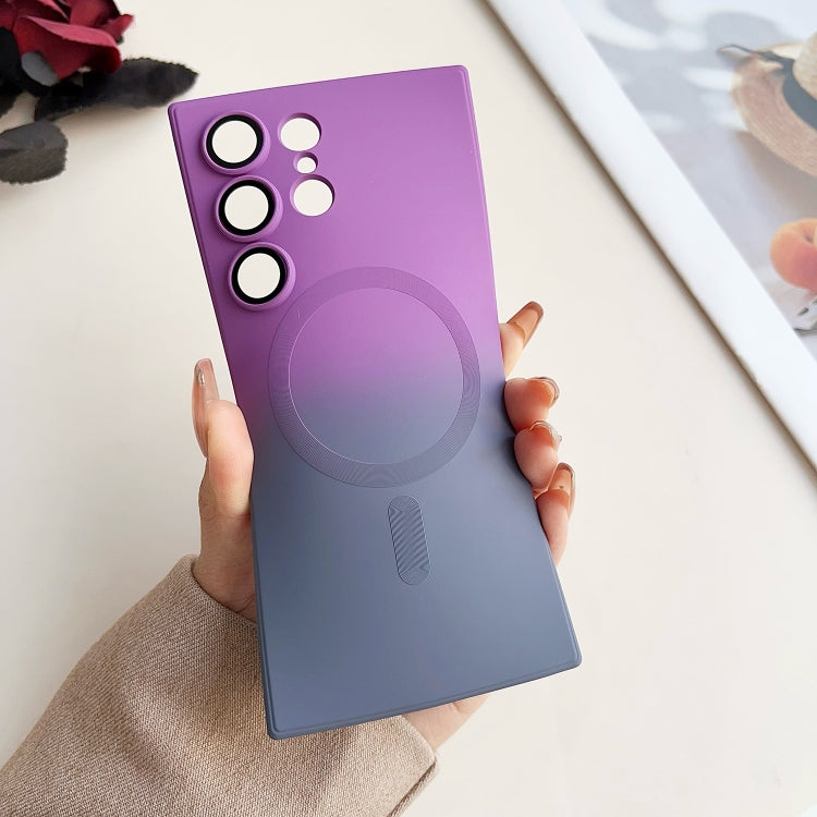 Liquid TPU Silicone Gradient MagSafe Phone Case, For Samsung Galaxy S24 Ultra 5G, For Samsung Galaxy S24+ 5G, For Samsung Galaxy S24 5G, For Samsung Galaxy S21 FE 5G