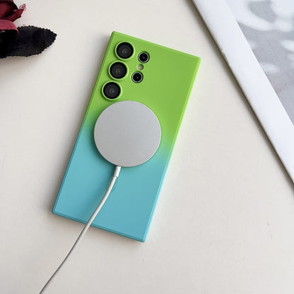 Liquid TPU Silicone Gradient MagSafe Phone Case, For Samsung Galaxy S20, For Samsung Galaxy S20+, For Samsung Galaxy S20 FE