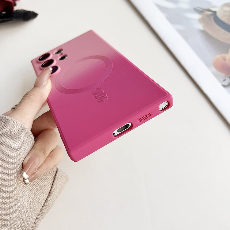 Liquid TPU Silicone Gradient MagSafe Phone Case, For Samsung Galaxy S21 5G, For Samsung Galaxy S21+ 5G, For Samsung Galaxy S21 Ultra 5G, For Samsung Galaxy S20 Ultra