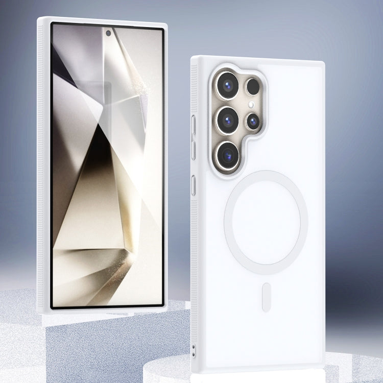 Transparent TPU Hybrid PC Magsafe Phone Case, For Samsung Galaxy S25+ 5G, For Samsung Galaxy S25 Ultra 5G, For Samsung Galaxy S24 FE 5G, For Samsung Galaxy S24 Ultra 5G