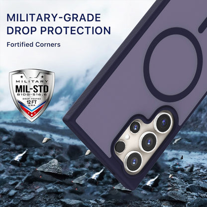 Transparent TPU Hybrid PC Magsafe Phone Case, For Samsung Galaxy S25+ 5G, For Samsung Galaxy S25 Ultra 5G, For Samsung Galaxy S24 FE 5G, For Samsung Galaxy S24 Ultra 5G