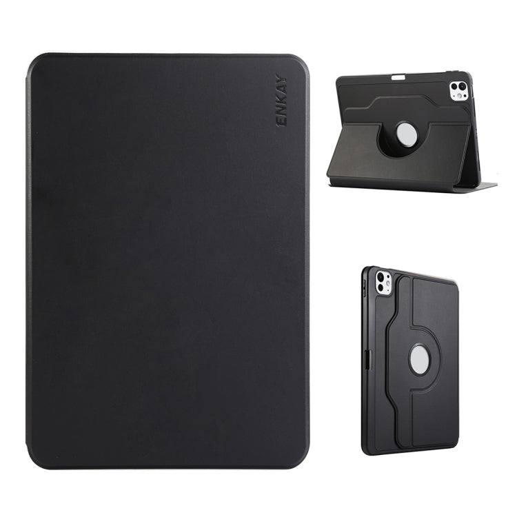 ENKAY 360 Rotation TPU Leather Smart Tablet Case with Pen Slot, For iPad Pro 11 2022 / 2021 / 2020, For iPad Air 10.5 / Pro 10.5 / 10.2, For iPad Air / Air 2 / 9.7 2017 / 2018