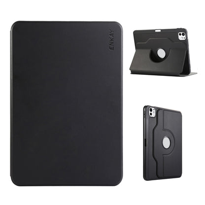 ENKAY 360 Rotation TPU Leather Smart Tablet Case with Pen Slot, For iPad Pro 11 2022 / 2021 / 2020, For iPad Air 10.5 / Pro 10.5 / 10.2, For iPad Air / Air 2 / 9.7 2017 / 2018