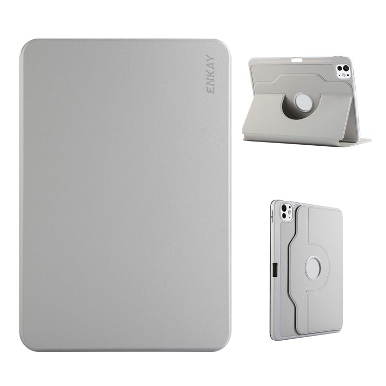 ENKAY 360 Rotation TPU Leather Smart Tablet Case with Pen Slot, For iPad Pro 11 2022 / 2021 / 2020, For iPad Air 10.5 / Pro 10.5 / 10.2, For iPad Air / Air 2 / 9.7 2017 / 2018