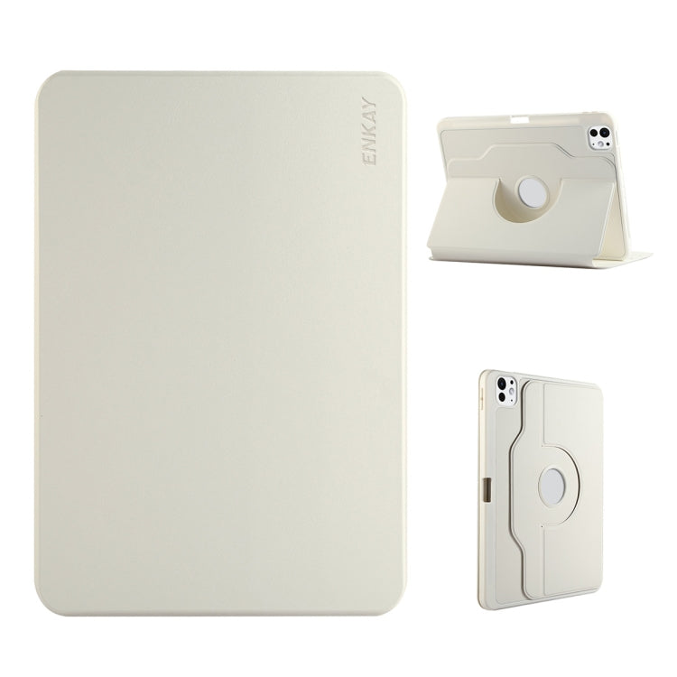 ENKAY 360 Rotation TPU Leather Smart Tablet Case with Pen Slot, For iPad Pro 11 2022 / 2021 / 2020, For iPad Air 10.5 / Pro 10.5 / 10.2, For iPad Air / Air 2 / 9.7 2017 / 2018