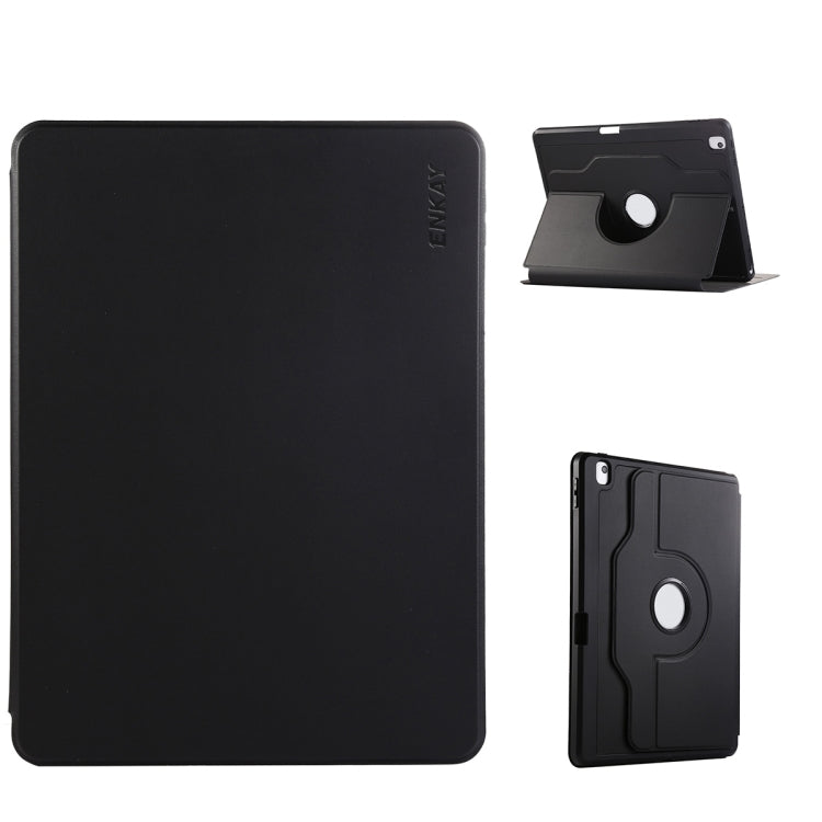 ENKAY 360 Rotation TPU Leather Smart Tablet Case with Pen Slot, For iPad Pro 11 2022 / 2021 / 2020, For iPad Air 10.5 / Pro 10.5 / 10.2, For iPad Air / Air 2 / 9.7 2017 / 2018