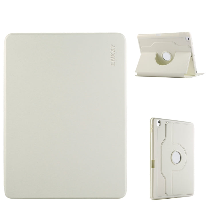 ENKAY 360 Rotation TPU Leather Smart Tablet Case with Pen Slot, For iPad Pro 11 2022 / 2021 / 2020, For iPad Air 10.5 / Pro 10.5 / 10.2, For iPad Air / Air 2 / 9.7 2017 / 2018