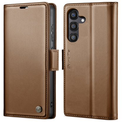CaseMe 023 Butterfly Buckle Litchi Texture RFID Anti-theft Leather Phone Case, For Galaxy S24 FE 5G, For Galaxy A17