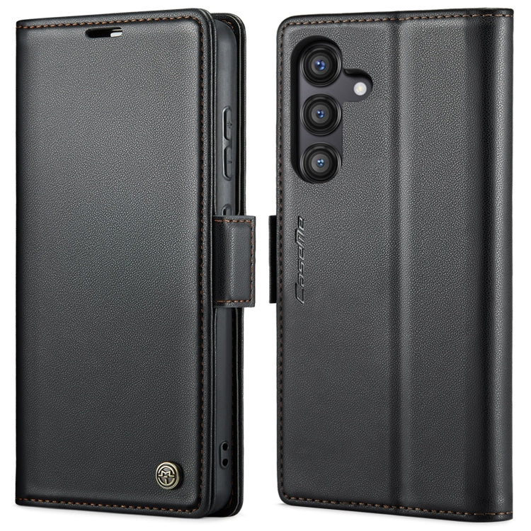 CaseMe 023 Butterfly Buckle Litchi Texture RFID Anti-theft Leather Phone Case, For Galaxy S24 FE 5G, For Galaxy A17