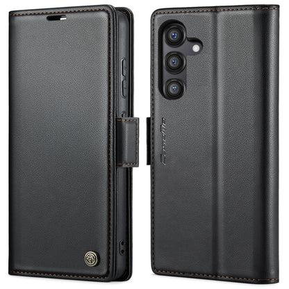 CaseMe 023 Butterfly Buckle Litchi Texture RFID Anti-theft Leather Phone Case, For Galaxy S24 FE 5G, For Galaxy A17
