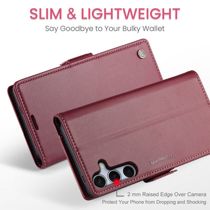 CaseMe 023 Butterfly Buckle Litchi Texture RFID Anti-theft Leather Phone Case, For Galaxy S25 5G, For Galaxy S25+ 5G, For Galaxy S25 Ultra 5G, For Galaxy S24 FE 5G